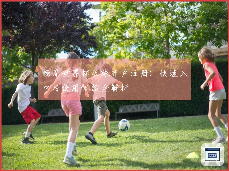 畅享世界杯买球开户注册：快速入口与使用体验全解析